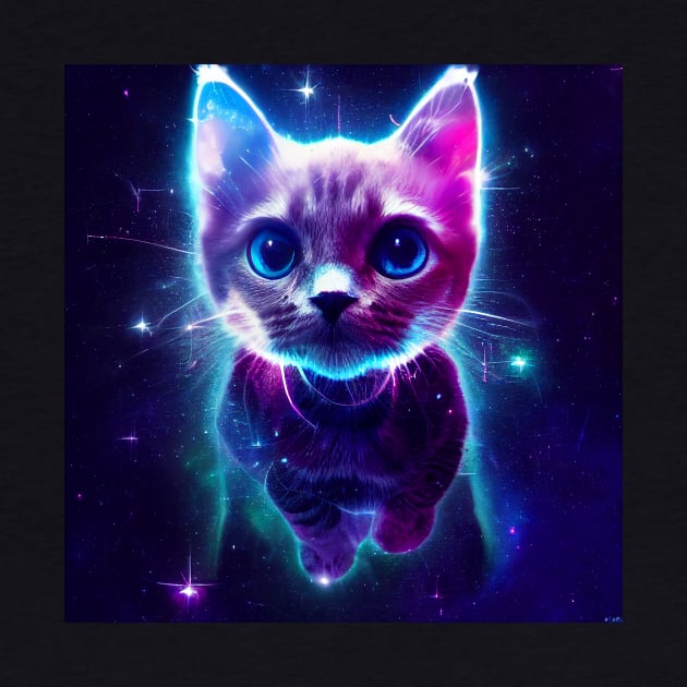 Cosmic Kitty by Happy Woofmas